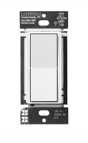 Lutron DVRF-AS-WH Claro Smart Accessory Switch 120 V Replacement MPN