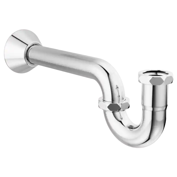 Delta Faucet BT031141-PC P-Trap with Flange