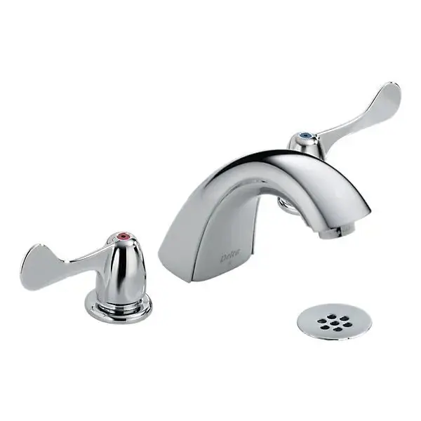 Delta 3549LF-WFHDF Commercial HDF 1.5 gpm Widespread Faucet