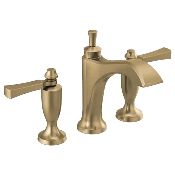 Delta 3556-CZMPU-DST Dorval Two Handle Widespread Bathroom Faucet