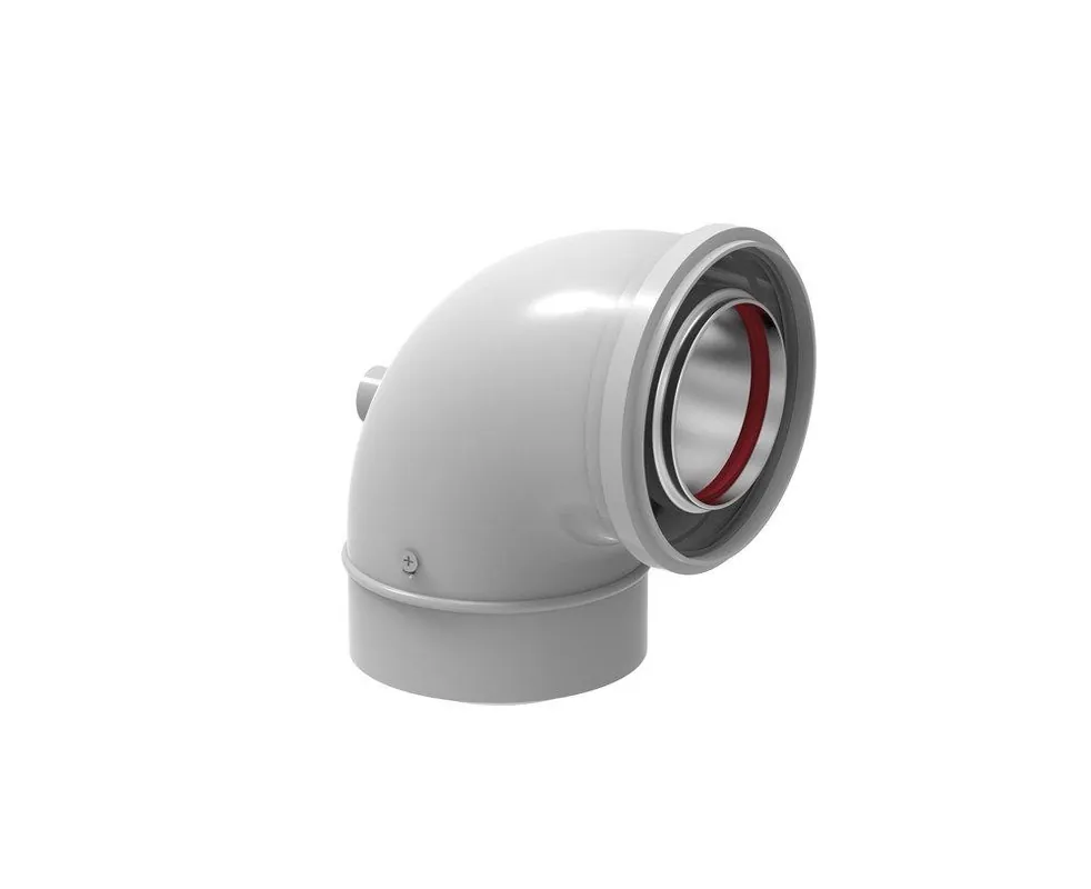 Navien GXXX001895 NaviVent 90 Degree Elbow for NPN Series Water Heaters NGXXX001895