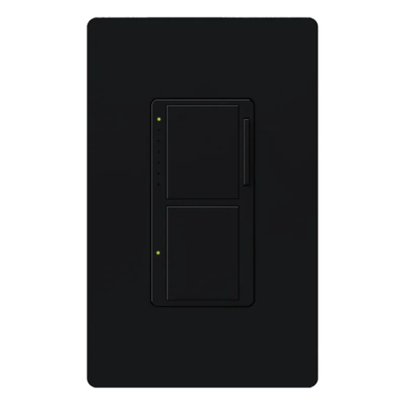 Lutron MA-L3S25-BL Maestro Incandescent/Halogen Dimmer and Switch, 120V/300W Dimmer, 2.5A Switch In Black