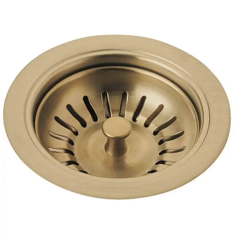 Delta Faucet 72010-CZ Brass Basket Strainer in Brilliance Champagne Bronze