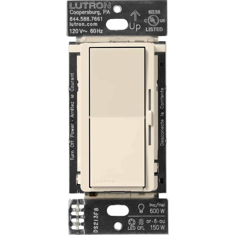 Lutron DVRF-6L-LA Diva Smart Dimmer Switch for Caseta Smart Lighting