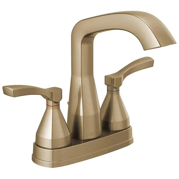Delta Faucet 25776-CZ-PR-MPU-DST Stryke Centerset Faucet Kit, Champagne Bronze