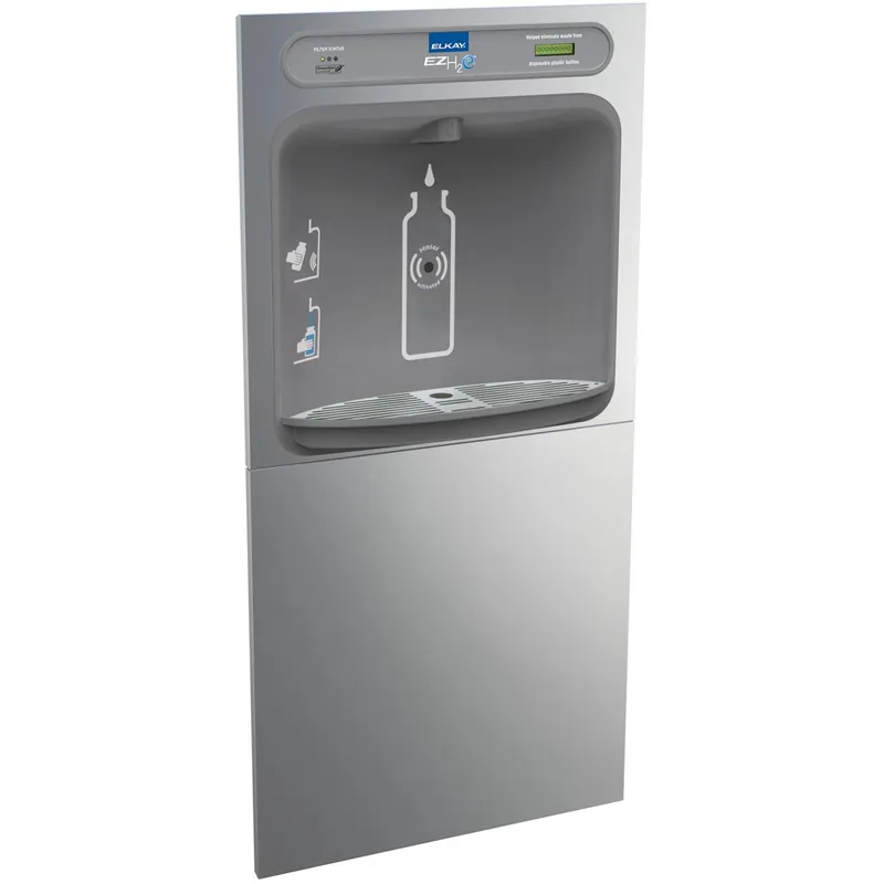 Elkay LZWSDK ezH2O In-Wall Bottle Filling Station Filtered Non-Refrigerated Stainless
