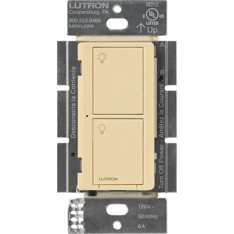 Lutron PD-6ANS-IV Caseta Wireless Multi-Location In-Wall Switch, White