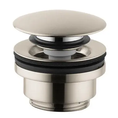 Hansgrohe 50100821 1-1/4 in. Sink Push Open Drain Brushed Nickel