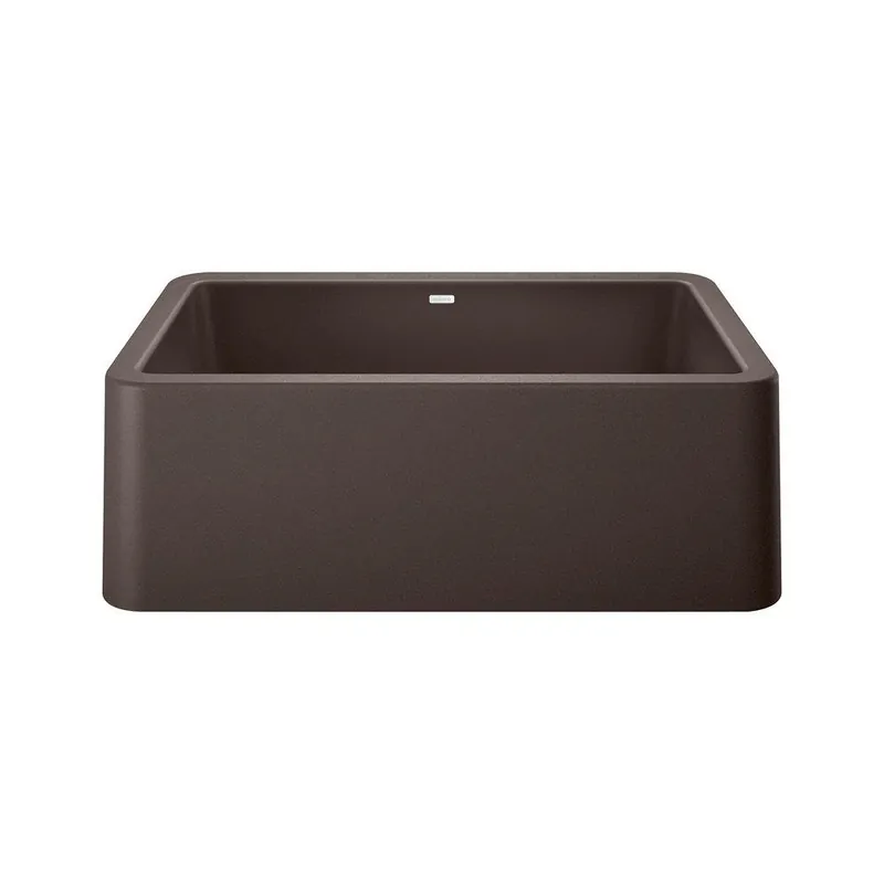 BLANCO 401733 Ikon 30 x 19 in No Hole Composite Single Bowl Undermount Kitchen Sink in Cafe Brown