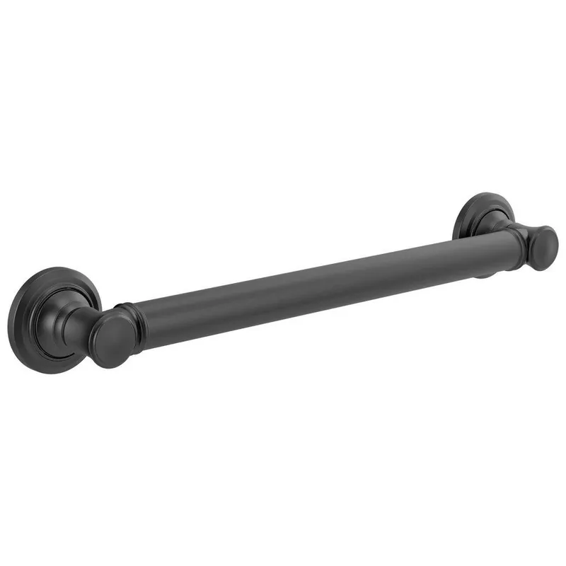 Delta Faucet 41618-BL Traditional 18 in. Grab Bar in Matte Black
