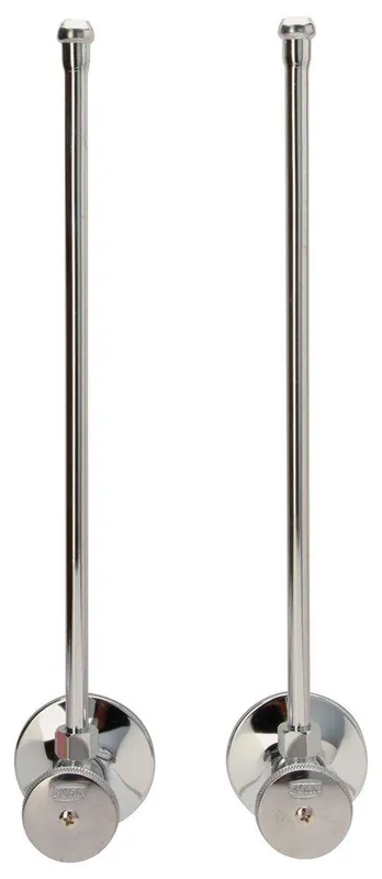 Zurn Z8804-XL-LR-PC 1/2 x 3/8 in. OD Tube x OD Compression Loose Key Angle Supply Stop Valve