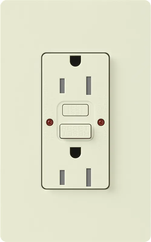 Lutron SCR-15-GFST-BI SC 15A GFCI Self Testing-SCR-15-GFST-BI