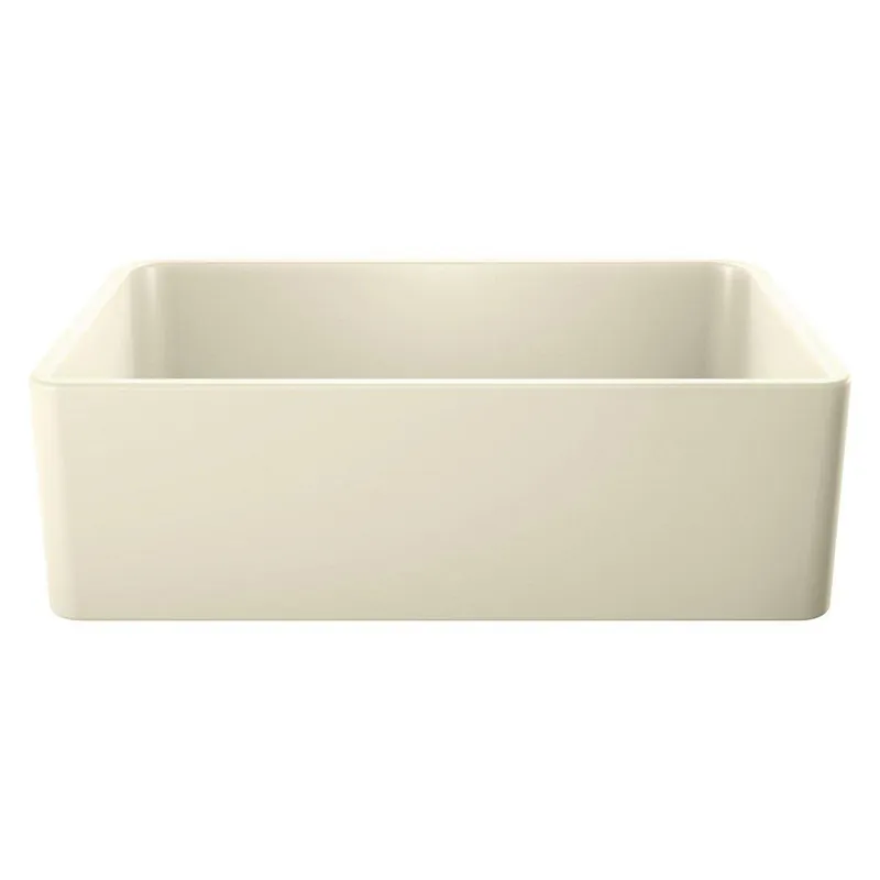 BLANCO 525013 Cerana 33 x 19 in. Fireclay Single Bowl Farmhouse Kitchen Sink in Biscuit