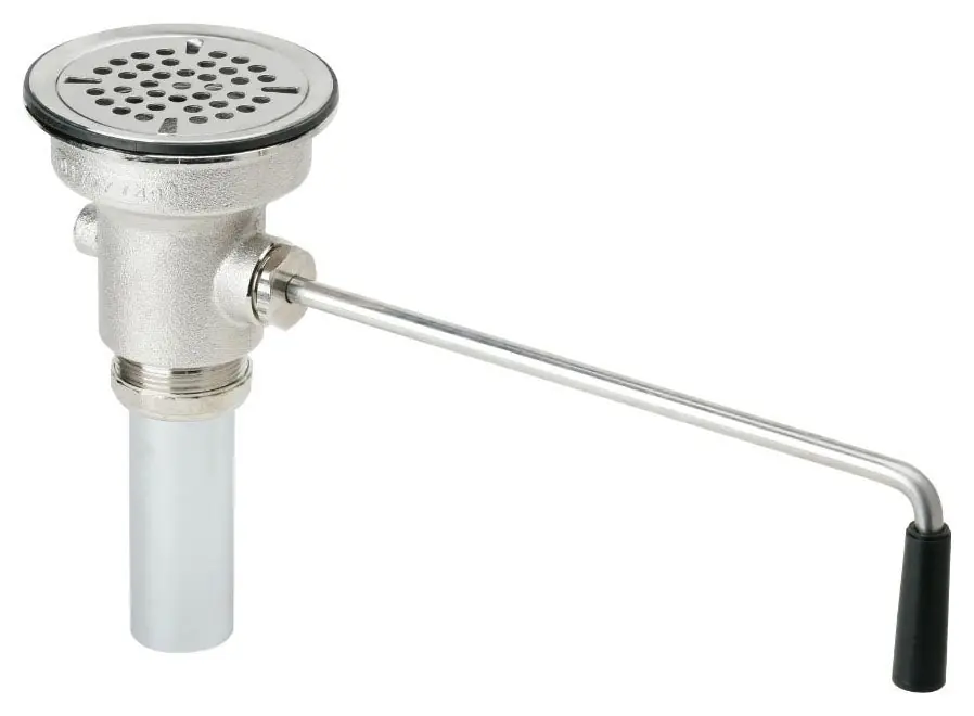 Elkay LK25RT Drain Fitting Rotary Lever Operated with 2 OD Tailpiece