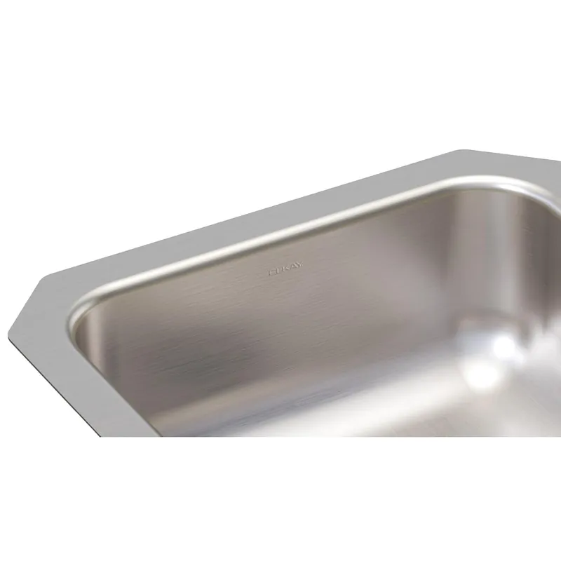 Elkay ELUHAD121255 Lustertone Undermount Sink Stainless Steel 14-1/2 x 14-1/2 x 5-3/8