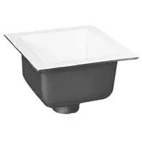 Zurn FD2375-NH2 Floor Sink Body & Dome Strainer 12x12 2 No-Hub