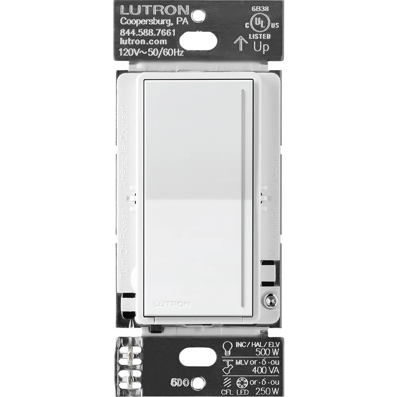 Lutron RRST-RD-WH Lutron RadioRA 3 Sunnata RF Companion Touch Dimmer Switch - White