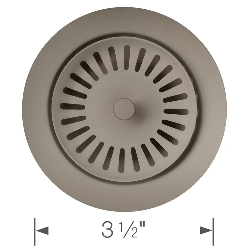 Blanco 240322 Color-Coordinated Metal Basket Strainer - Truffle