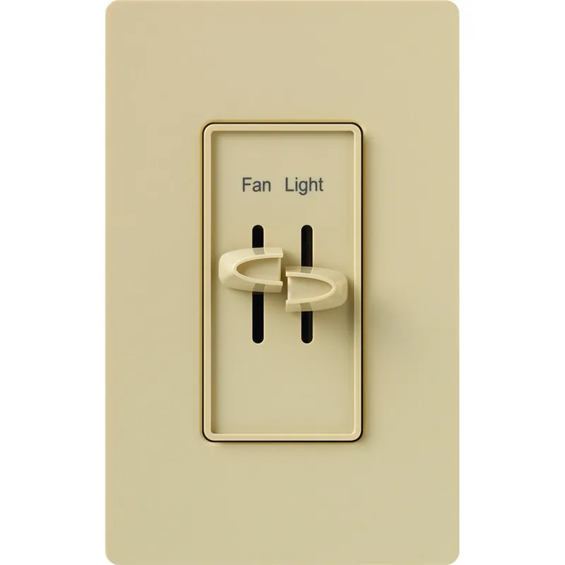 Lutron S2-LFSQH-IV Skylark Fan/Light Control 120V 300W Light 1.5A Fan