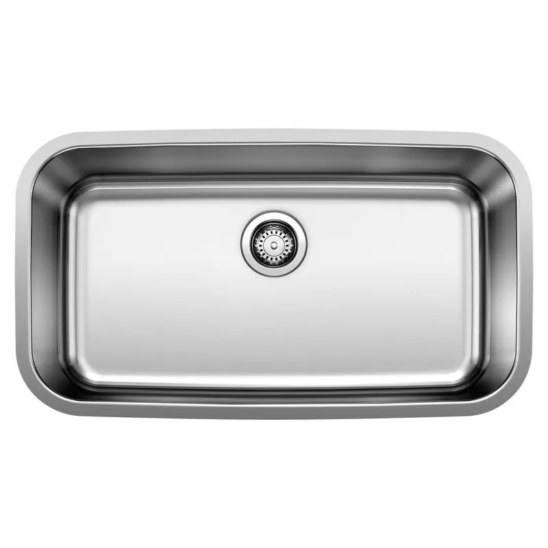 BLANCO 441024 Stellar Super Single Bowl Kitchen Sink 28 x 18 in No Holes