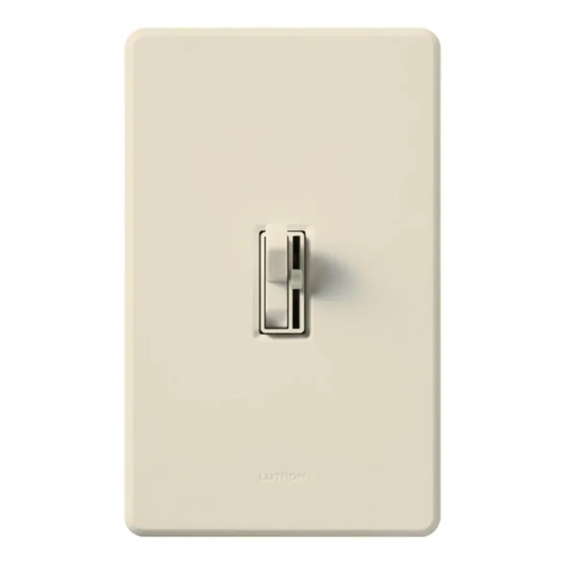 Lutron AY-103P-LA Ariadni Dimmer, 3-Way, 120V/1000W, Light Almond