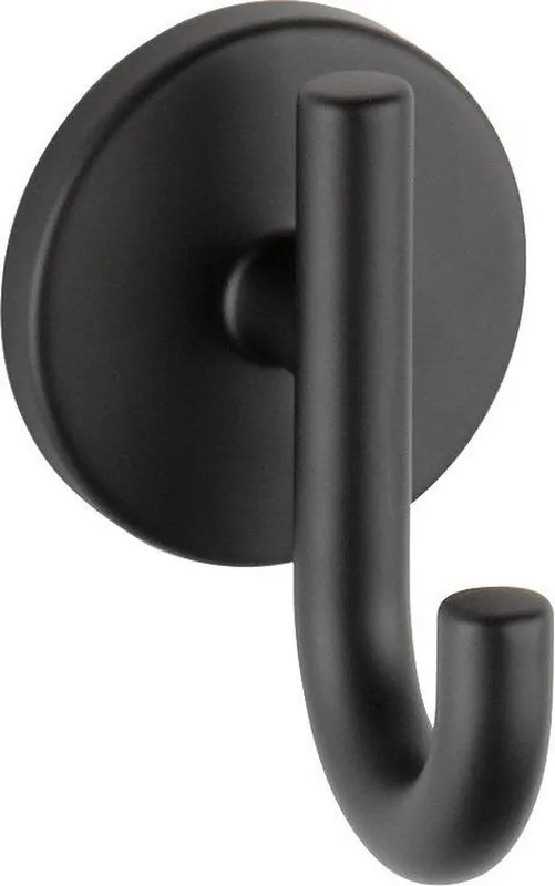 Delta Faucet 75935-BL Trinsic 1-Hook Robe Hook in Matte Black
