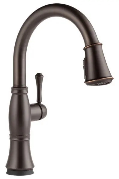 Delta Faucet 9197T-RB-DST Cassidy Single Handle Pull-Down Kitchen Faucet (Venetian Bronze)