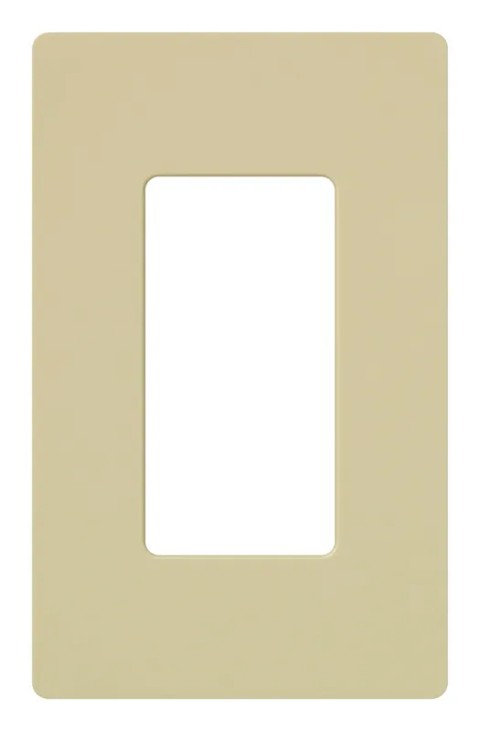Lutron CW-1-IV Claro Wallplate Ivory