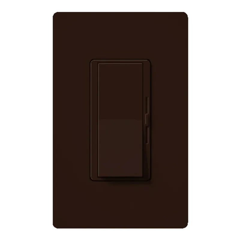 Lutron DVELV-300P-BR Diva Dimmer - Electronic Low-Voltage, Single-Pole, 120V/300W in Brown