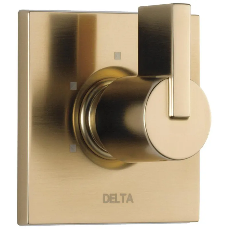 Delta T11853-CZ Vero Single Handle Diverter Valve Trim in Brilliance Champagne Bronze