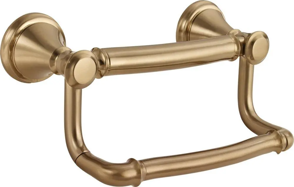 Delta Faucet 41350-CZ Decor Assist Wall Mount Toilet Tissue Holder in Brilliance Champagne Bronze