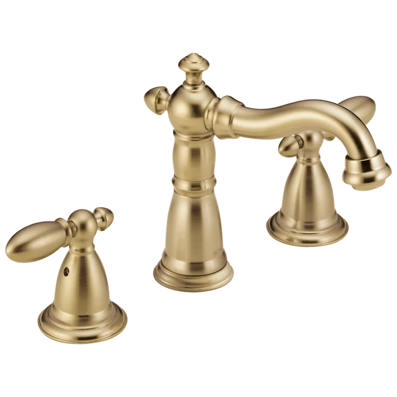 Delta 3555-CZMPU-DST Two Handle Widespread Bathroom Faucet