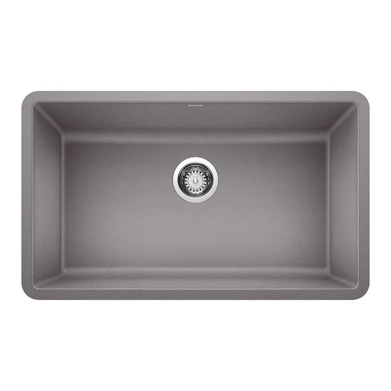 BLANCO 442536 Precis 30 Single Bowl Kitchen Sink - Metallic Gray