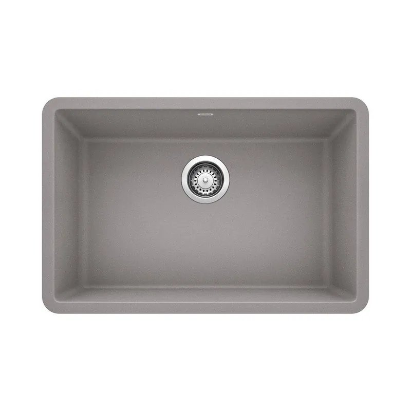 BLANCO 522428 Precis 27 Single Bowl Kitchen Sink - Metallic Gray