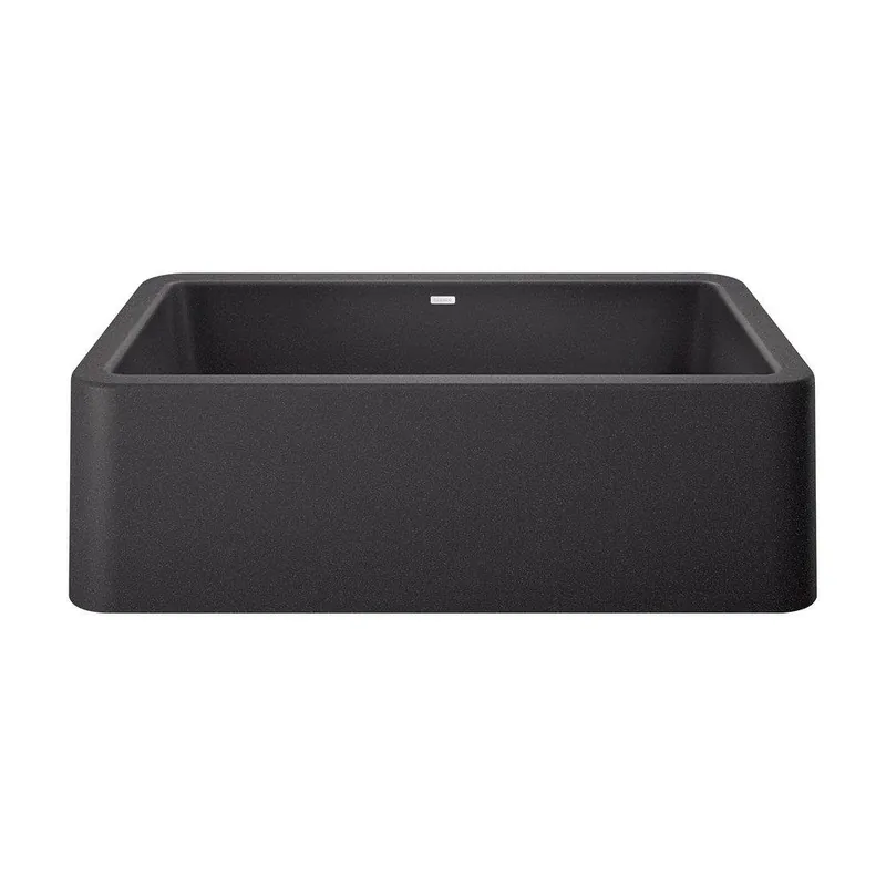 Blanco 401895 Ikon 33 x 19 in. Composite Single Bowl Farmhouse Sink in Anthracite
