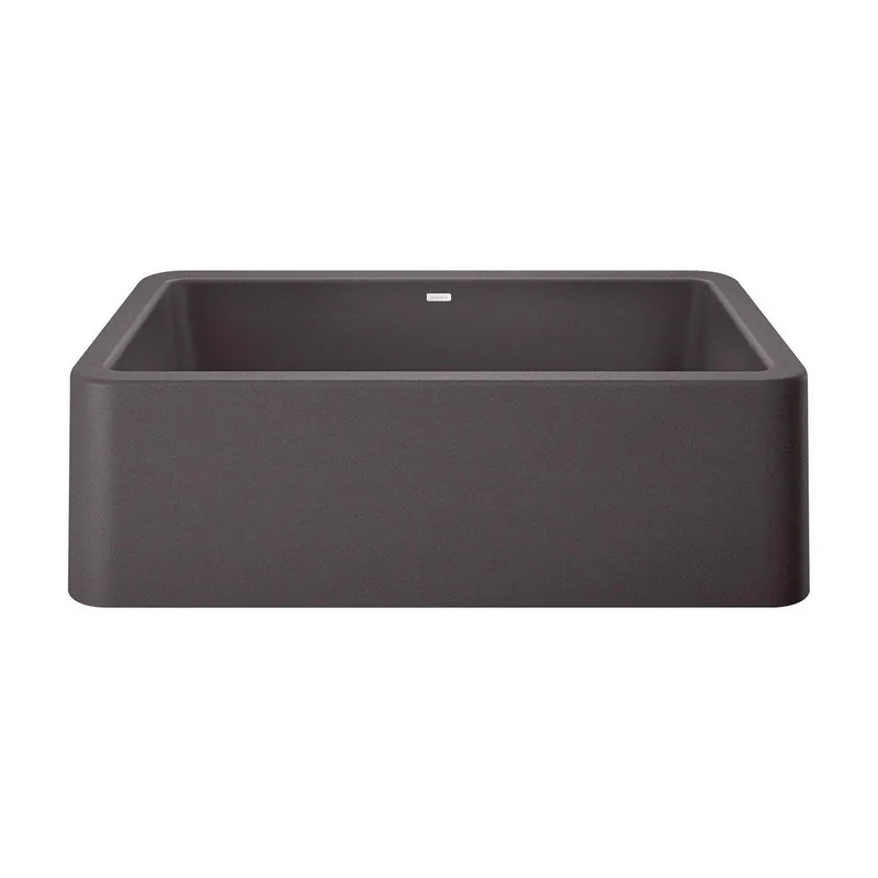 BLANCO 401985 Ikon 33 x 19 in. Composite Single Bowl Farmhouse Kitchen Sink in Cinder
