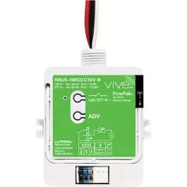 Lutron RMJS-16RCCO1DV-B Ceiling Mount Occupancy Sensor, 120 to 277 V, Junction Box Mount