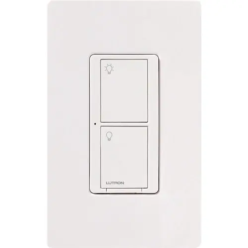 Lutron PD-5WS-DV-WH Caseta Wireless 5A Lighting and 3A Fan RF On/Off Light Switch
