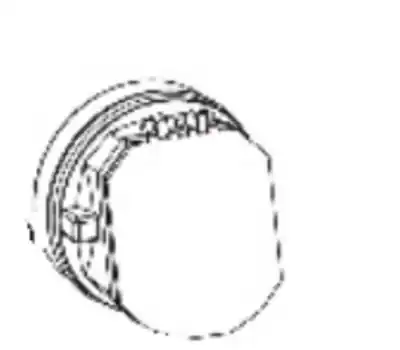NAVIEN 30008825A Fan Damper for NPE Tankless Water Heater