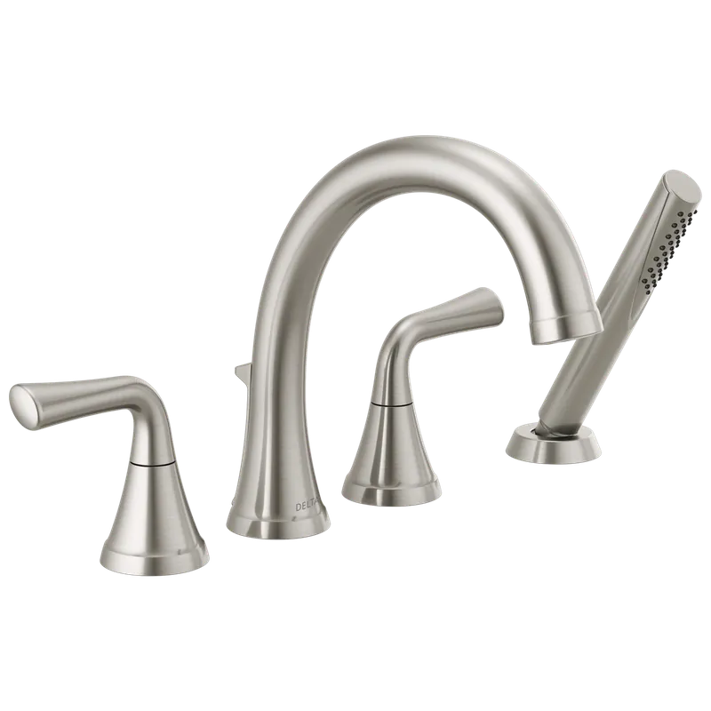Delta T4733-SS Kayra Roman Tub Trim with Hand Shower Stainless