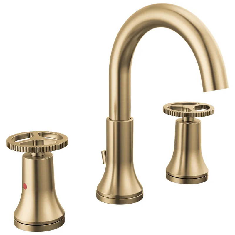 Delta 3558-CZMPU-DST Trinsic Lavatory Faucet Widespread 4-16 Inch Spread 1.2 Gallons per Minute