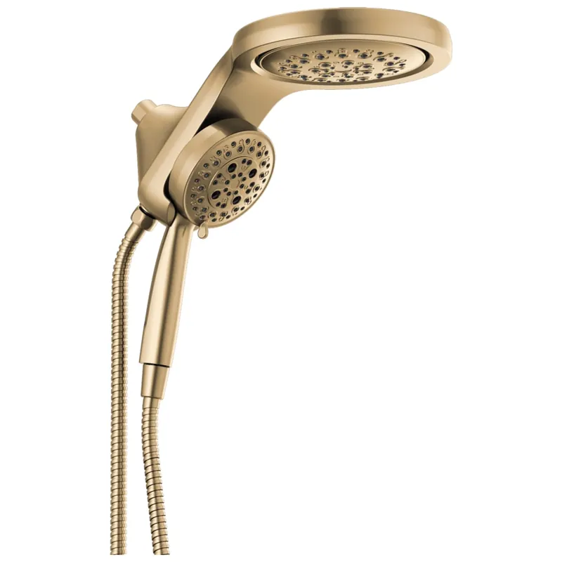 Delta 58680-CZ-PR Universal Showering Components: Hydrorain H2Okinetic 5-Setting Two-In-One Shower Head