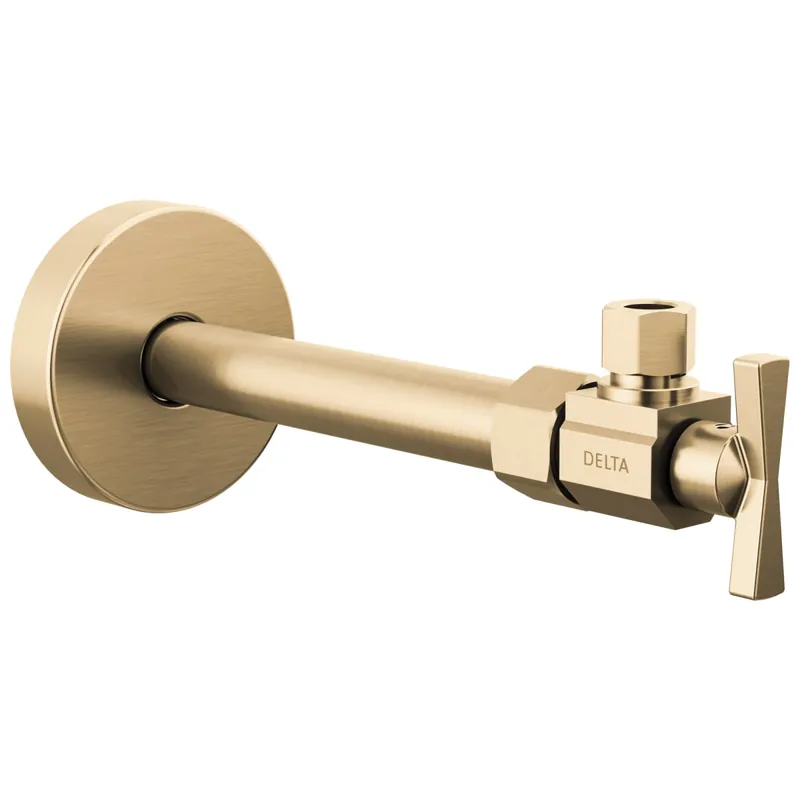 Delta DT022203-CZ Stop Valve Angled Transitional Brass 1/2 Inch Cross