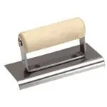 MARSHALLTOWN CE513S 6X6 3/8 Radius 1/2 Lip Stainless Steel Edger
