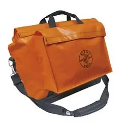Klein 5181ORA Vinyl Equipment Bag Orange Large