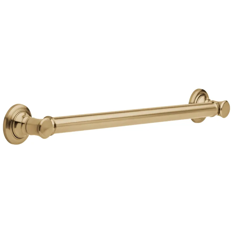 Delta 41624-CZ Cassidy 24 Traditional Decorative ADA Grab Bar in Champagne Bronze