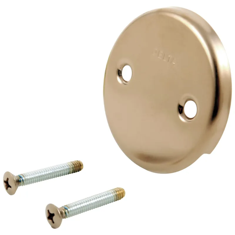 Delta RP31556CZ Other: Overflow Plate & Screws - No Trip Lever