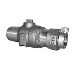 Ford Meter Box FB1000-3-NL 3/4 in. CC x Pack Joint Brass Ball Corp Valve