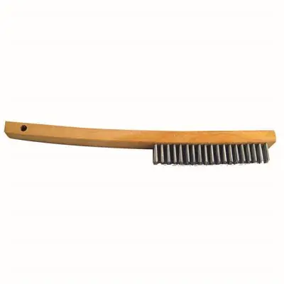 Bon Pro Plus 84-165 Steel Wire Brush Curved Handle 14 inches No Scraper