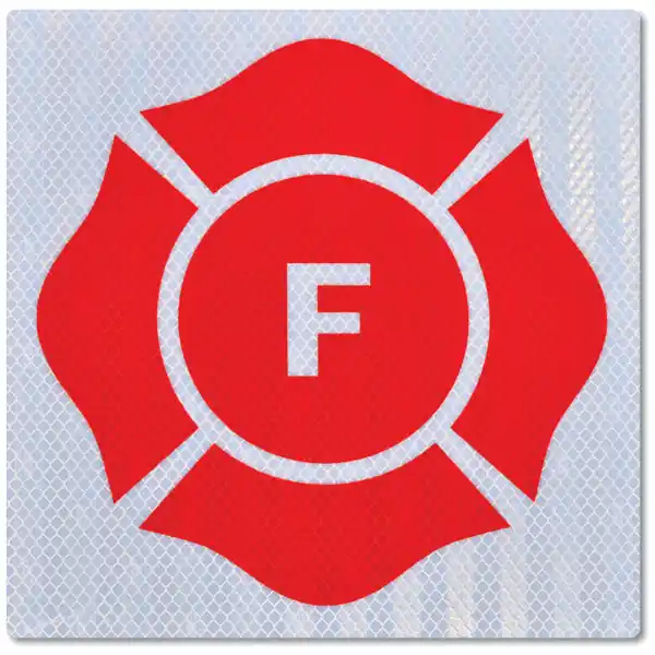 National Marker TSFVMF Florida Truss Sign "F" Vinyl 1/Each